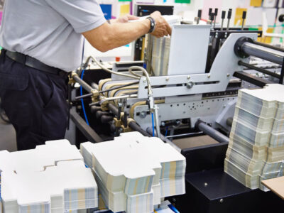 Machine industrielle pour impression sur carton